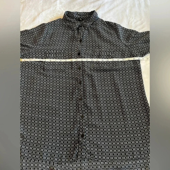 New Directions Long Sleeve or 3/4 Sleeve Button Down Blouse - Picture 3 of 7